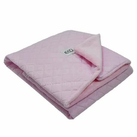 Eko Blanket  Art.PLE-50 Pink  Мягкое двухсторонее одеяло-пледик 75x100см
