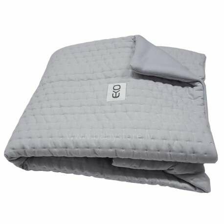 Eko Blanket  Art.PLE-51 Grey  Мягкое двухсторонее одеяло-пледик 75x100см