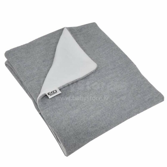 Eko Blanket  Art.PLE-53 Grey  Мягкое двухсторонее одеяло-пледик 80x90см