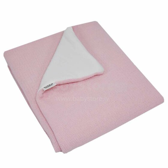 Eko Blanket  Art.PLE-53 Pink Мягкое двухсторонее одеяло-пледик 80x90см