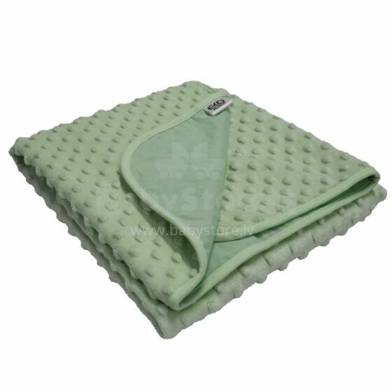 Eko Blanket  Art.PLE-54 Mint  Мягкое двухсторонее одеяло-пледик 75x90см