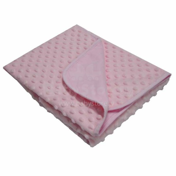Eko Blanket  Art.PLE-54 Pink Plediņš divpusējs 75x90cm