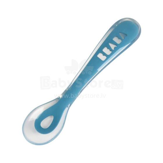 Beaba Spoon Art.913426 Силиконовая эргономическая ложечка  от 4мес,1 шт