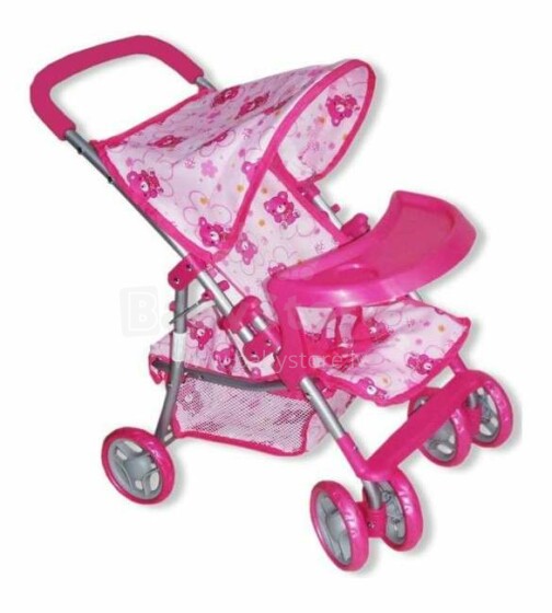 BabyMix  Art.9304BWT-M1104W Прогулочная коляска для кукол
