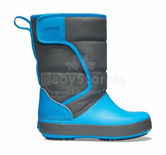 „Crocs ™“ vaikų „Lodgepoint Snow Boot Art.204660-01O Blue Jean“ izoliuoti batai