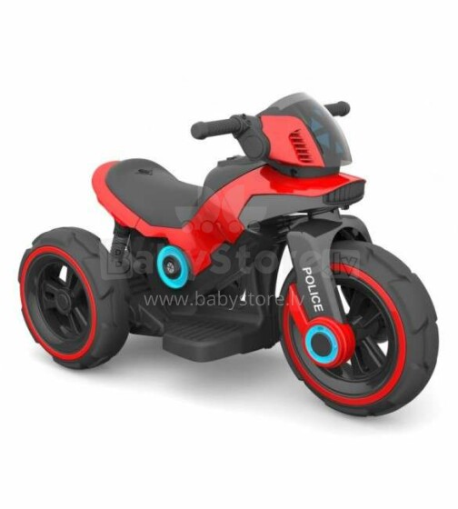 Vaikiškas motociklas „Babymix Art.SW-198A Red“ su akumuliatoriumi