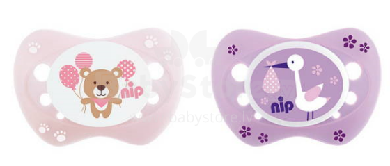 Nip New Born Art.106726 Pink anatomiskais silikona knupis māneklītis 0-2 mēn.