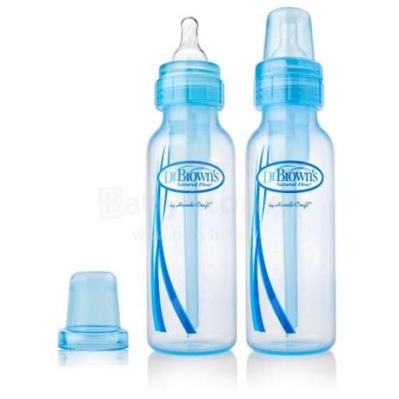 Dr.Browns Wide Neck Options Art.SB82405-ESX Blue  barošanas pudele 2x250ml