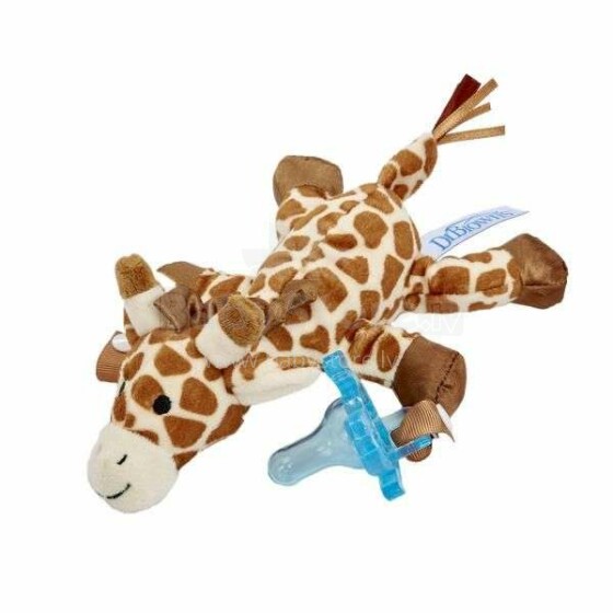 Dr.Browns Giraffe Lovey Art.AC155-P6  Mīksta rotaļlieta ar  turētāju