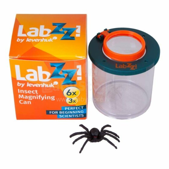 „Levenhuk LabZZ C1“ vabzdžių dėžutė 699716 Vabzdžių dubenėlis su didinamuoju stiklu ir voru