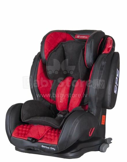 Coletto Sportivo Only Isofix Col.Red autokrēsls (9-36kg)