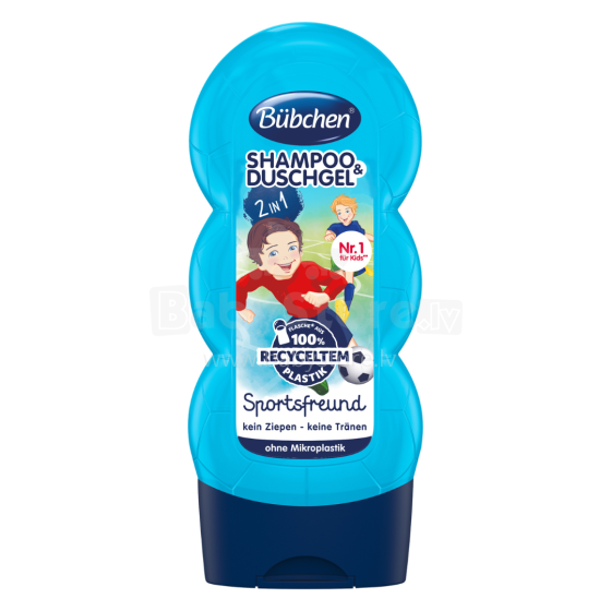 Bubchen Shampoo&Duschgel Art.107075 Šampūns un dušas želeja “Sporta draugs”, 230ml