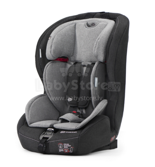 KinderKraft Safety- Fix Isofix  Art.KKFSAFEBLGR000 Black/Grey  детское автокресло 9-36 кг