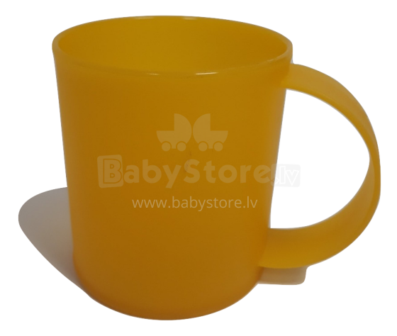 Hega Yellow Art.051816 Sorento plastic cup 0.4l