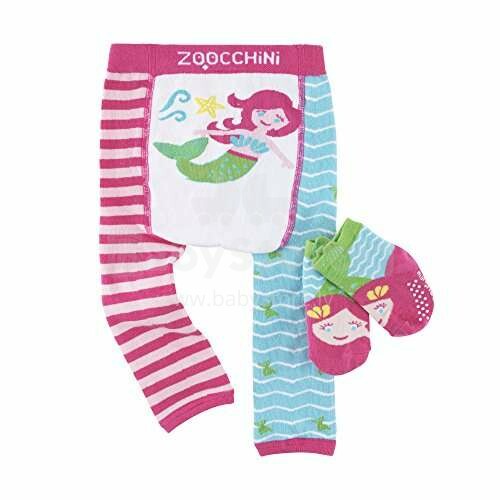 Zoocchini Art.ZOO12505 Детские леггинсы хлопковые леггинсы +носочки