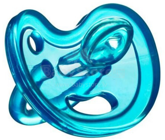 EcoViking Orthodontic Blue Art.EV0053  Anatomiskā silikona māneklītis 0+ mēn.