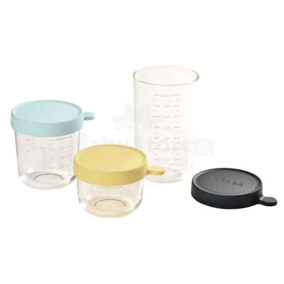 Beaba Portions Verre Art.912696  Набор стеклянных контейнеров для хранения