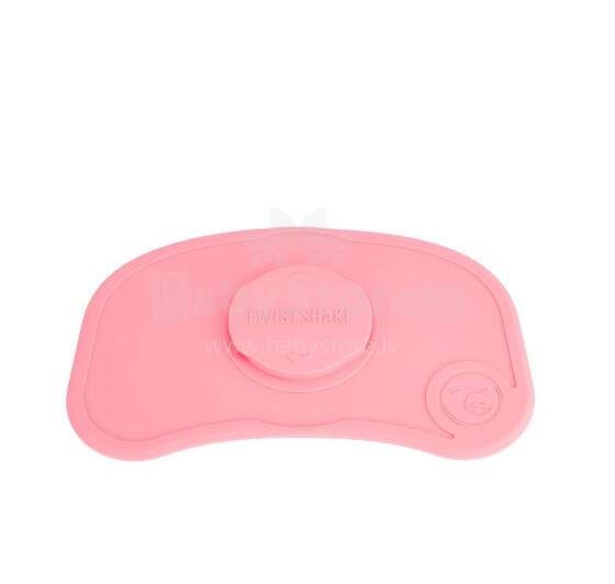 Twistshake Click Mat Mini Art.78333 Pastel Pink neslīdošais paklājiņš bērna barošanai