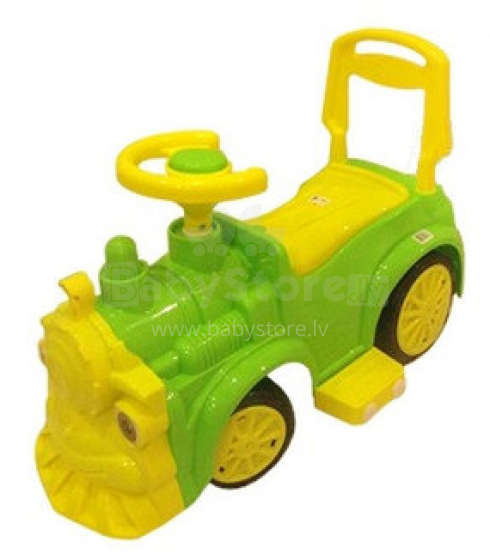 Orion Toys Art.761 Pink Каталка Паровозик с ручкой
