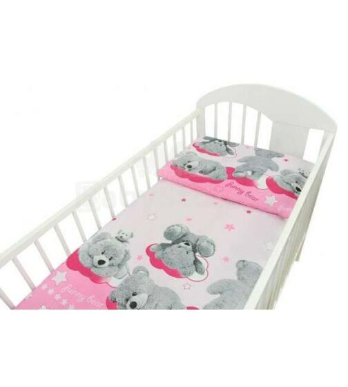FUNNY BEAR pink (135x100) Ankras