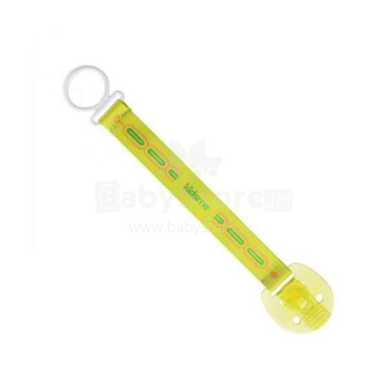 Kidsme Pacifier Clip Art.160118 Lime Māneklīša turētājs - klipsis