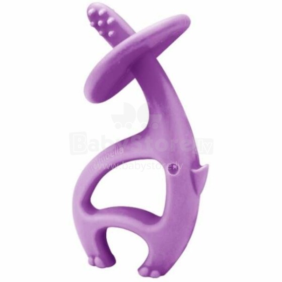 Mombella Elephant Teether Toy Art.P8100 Purple  Silikona kožamā rotaļlieta Zilonis