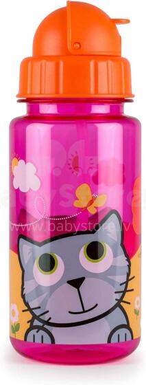 Tum Tum Watter Bottle Art.TT3013 Sporta krūzīte ar salmiņu 400 ml.