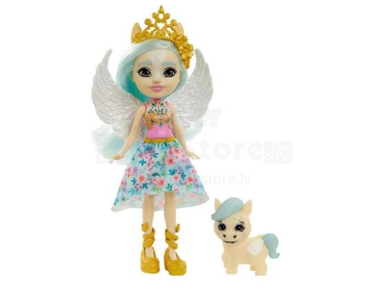 Enchantimals  Doll Art.GYJ03 Мини кукла с любимой зверушкой из серии Энчантималс