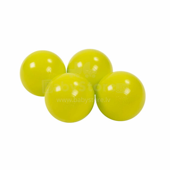 Meow Extra Balls Art.107918 Šviesiai žali baseino kamuoliukai Ø 7 cm, 50 vnt.