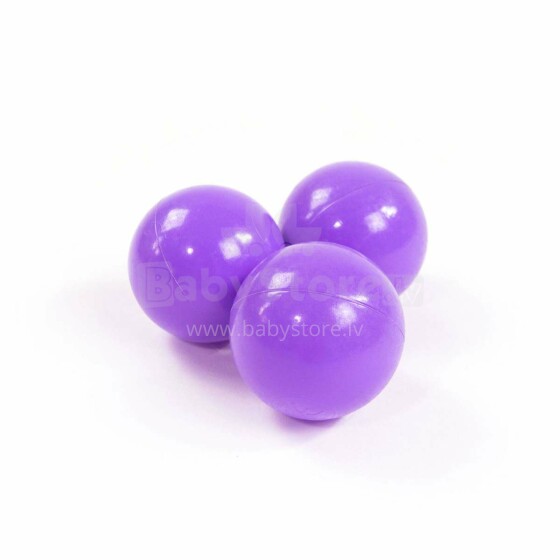 Meow Extra Balls Art.107919 Violetiniai baseino kamuoliukai Ø 7 cm, 50 vnt.