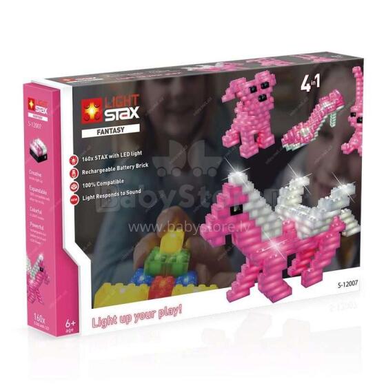 Stax Light Fantasy Art.LS-S12007 Konstruktors ar LED apgaismojumu,160gab