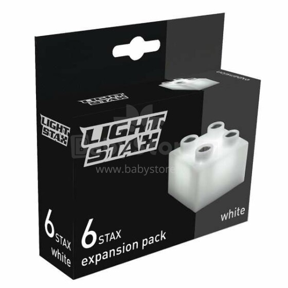 Stax Light  Art.LS-M04001 White Konstruktors ar LED apgaismojumu,6gab