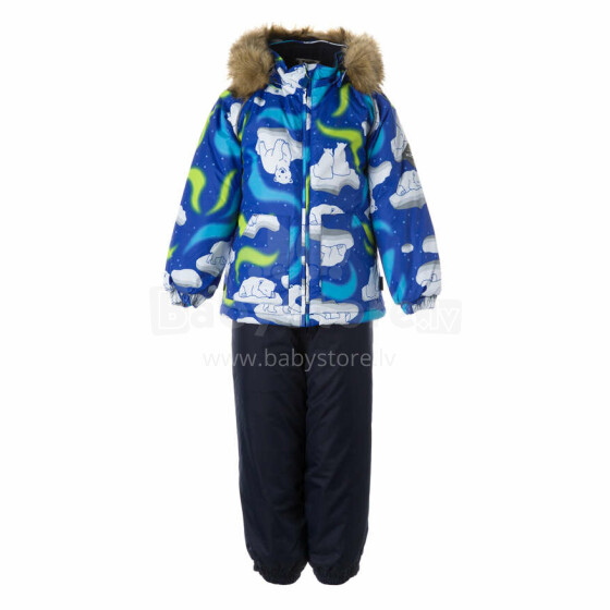 Huppa'22 Avery Art.41780030-13235  Šilta kūdikių žieminė šiltų kostiumų striukė + kelnės