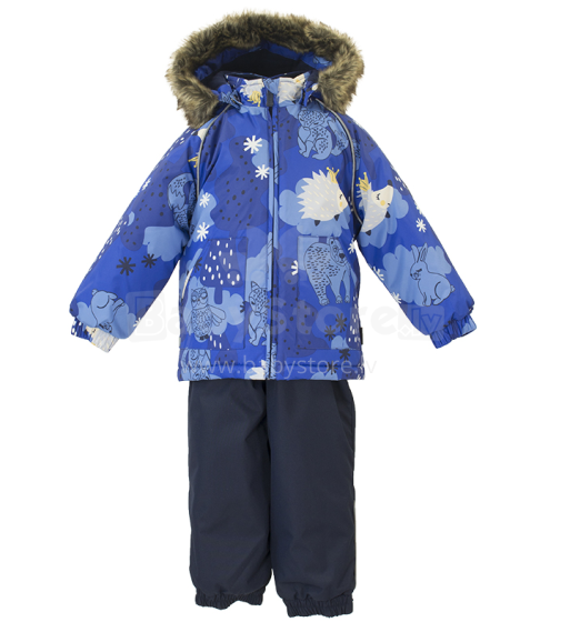 Huppa'19 Avery Art.41780030-83335 Šilta kūdikio žieminė šiltų kostiumų striukė + kelnės