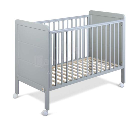 YappyKids Modern Art.108179 Light Grey Bērnu koka gultiņa