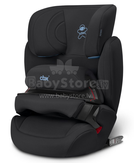 Cybex '18 Aura Fix Art.518001593 Cozy Black  Детское иновационное, особо надежное автокресло (9-36 кг)