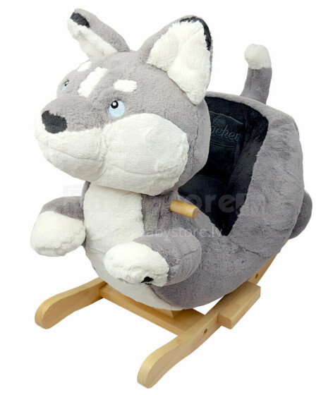Little Rocker Wolf  Art.GT67031  Мягкое кресло-качалка с поддержкой спинки