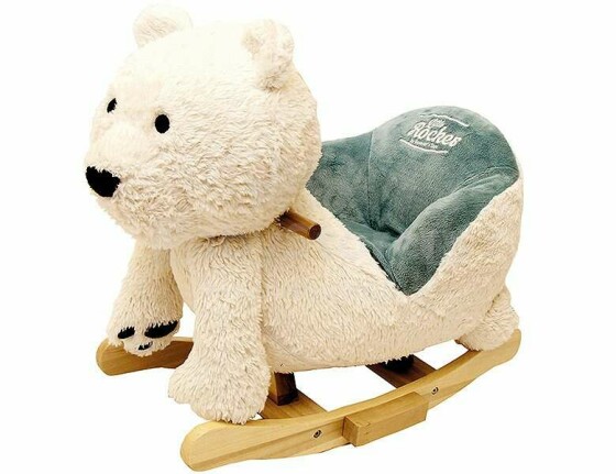 Little Rocker Polar Bear Art.GT67018   Мягкое кресло-качалка   с поддержкой спинки