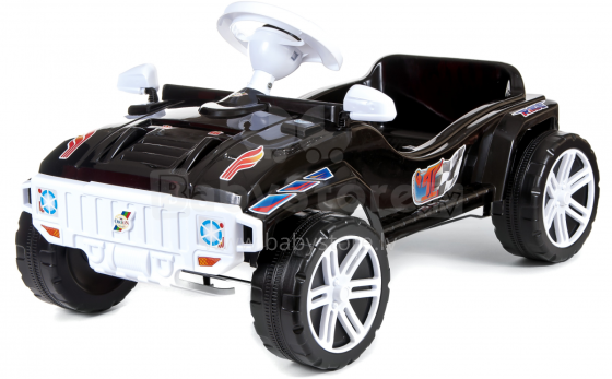 Orion Toys Car Art.792 juodas vaikiškas automobilis su pedalais