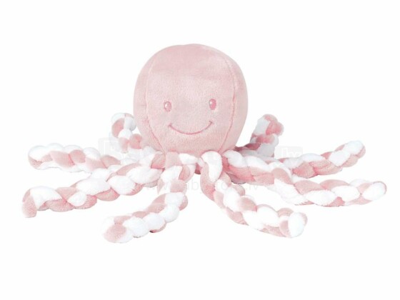Nattou Lapidou Octopus Art.878753 Light Pink Mīkstā rotaļlieta Astoņkājis