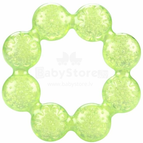 „Nuby IcyBite“ žiedo žiedas, 454 „Green Green“ barškėjimas dantų ėduonies metu