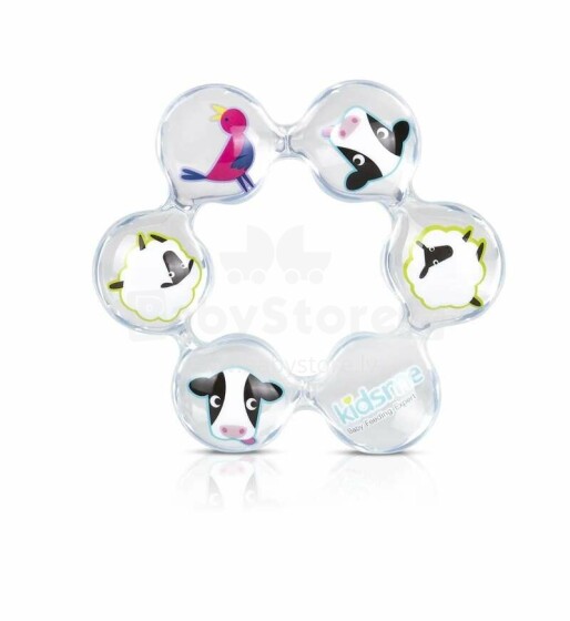 Nuby IcyBite Teether Ring Art.454 Pink