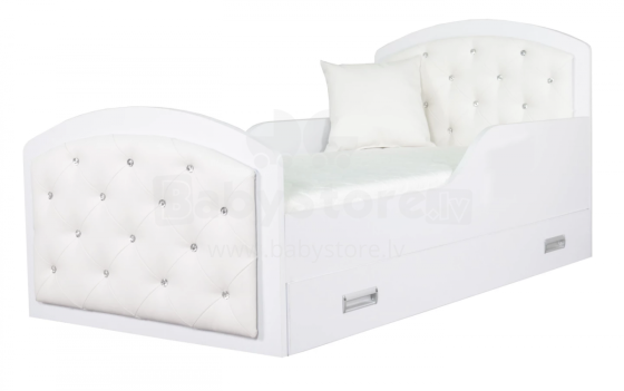 AMI Queen Vienna 1 Art.108446 Bērnu stilīga gulta ar  matraci 200x90cm