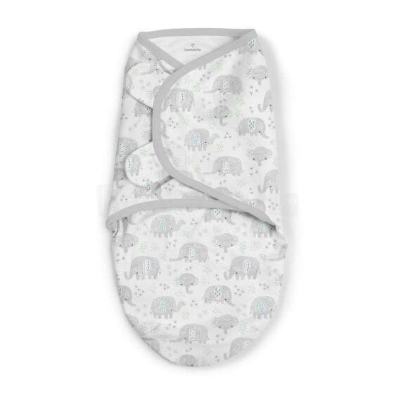 Summer Infant Art.56766   SwaddleMe Ditzie  Хлопковая пелёнка для комфортного сна, пеленания 3,2 кг до 6,4 кг.