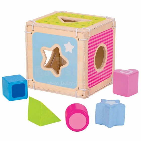 Goki Shape Sorting Cube Art.58781 Kubs ar figūram