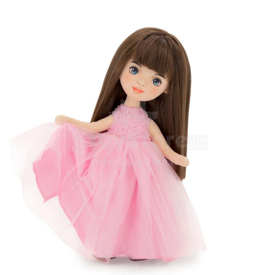 Orange Toys Sweet Sisters Sophie in a Pink Dress with Roses Art.SS03-03 Мягкая игрушка кукла SOPHIE в розовом платье с розочками (32см)