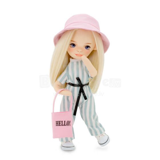 Orange Toys Sweet Sisters Mia in a Striped Jumpsuit Art.SS01-19 Plush toy (32cm)