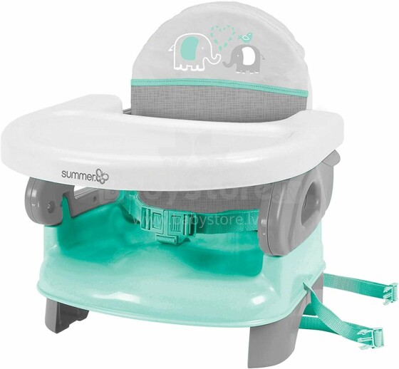 Summer Infant Deluxe Booster Seat Teal Grey Art.13526 Booster Seat