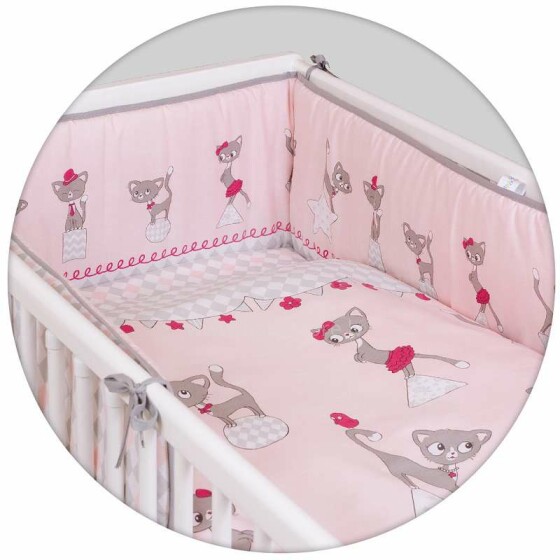 Ceba Baby Art.W-800-069-130  Kokvilnas gultas veļas komplekts no 3 daļām