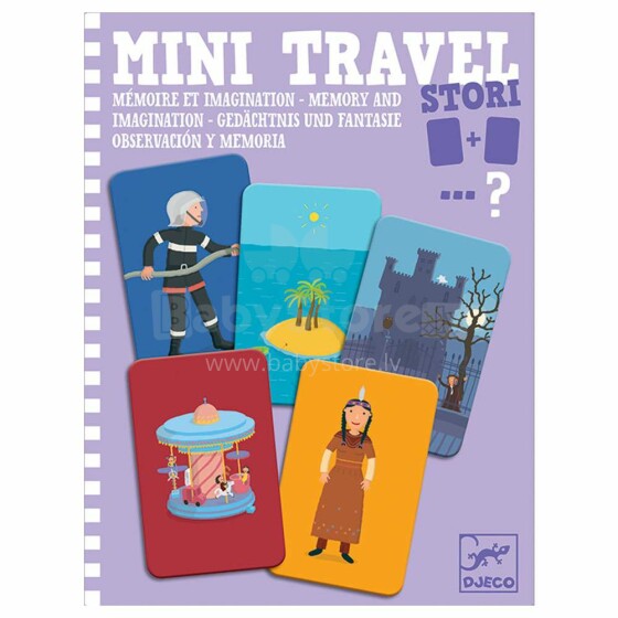 Djeco Mini Travel  Art.DJ05372 Мини игра на память